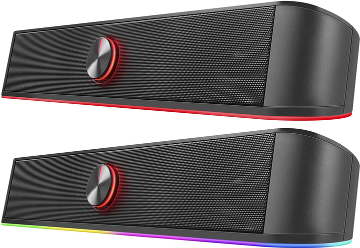 Soundbar Defender Z10 6W LED Bluetooth Black (4745090826838) - obraz 3