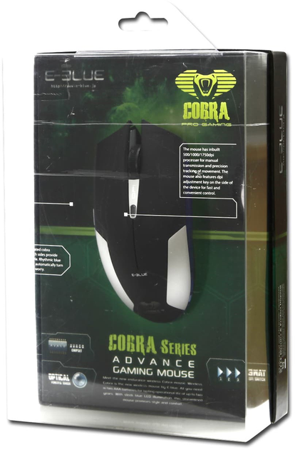 Mysz E-Blue Cobra Jr. Black (EMS609BKAA) - obraz 8