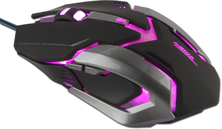Mysz E-Blue Auroza Gaming USB e-Box Black (EMS639BKAA-UI) - obraz 9