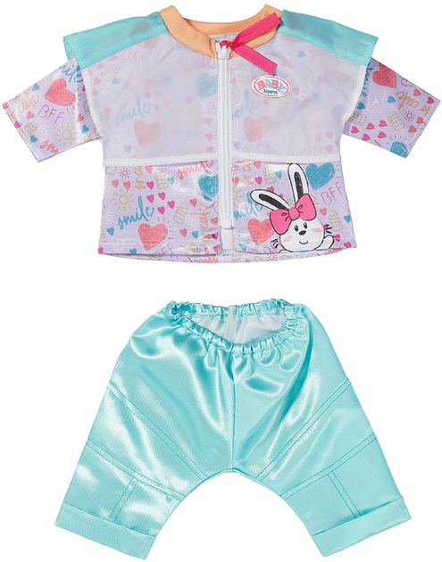 Zestaw ubrań dla lalki Baby Born Kombinezon rekreacyjny Aqua (832622) - obraz 2