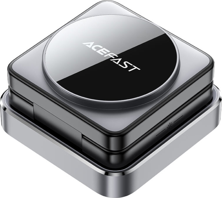 Бездротовий зарядний пристрій Acefast E20 Wireless QI 3in1 15W Black (6974316283478) - зображення 2
