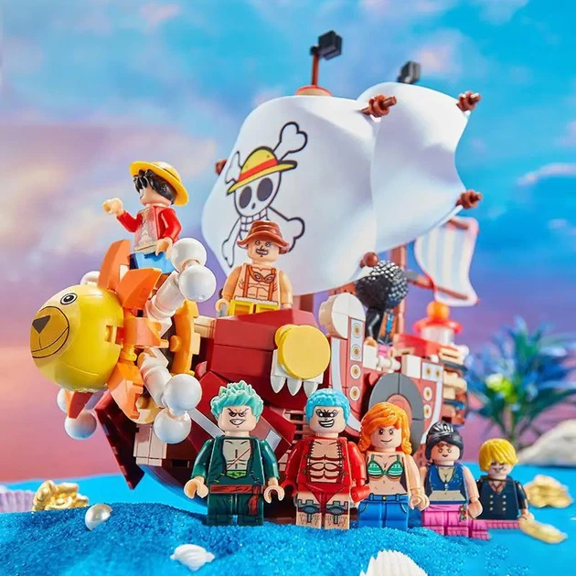 Великий конструктор блоковий корабель Ван ПІс Луффі Зоро One Piece