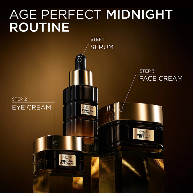 Serum do twarzy L'Oreal Paris Age Perfect Cell Renew Midnight przeciwzmarszczkowe 30 ml (3600524012663) - obraz 5