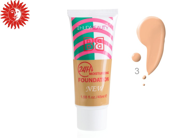 Тональний крем для обличчя Huda Beauty BB Moisturizing Fondation № 03 Бежевий - Фото 1 Тональний крем для обличчя Huda Beauty BB Moisturizing Fondation № 03 Бежевий - зображення 1