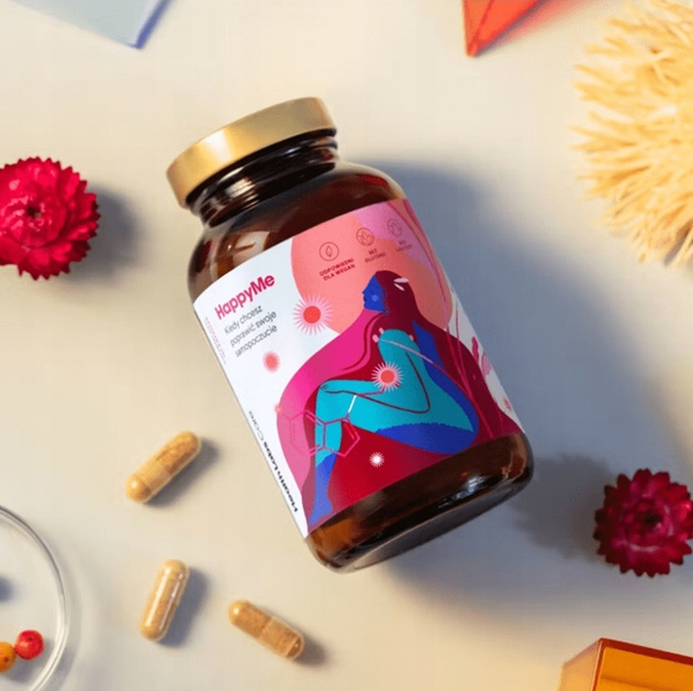 Харчова добавка Health Labs Care HappyMe 120 капсул (5906146790438) - зображення 2