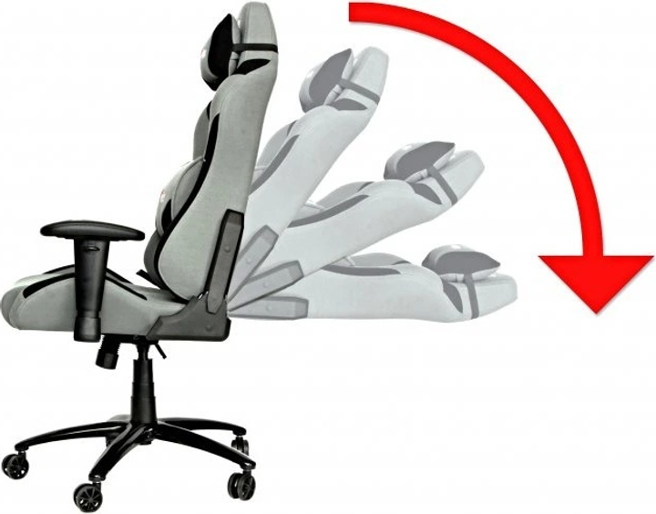 Fotel gamingowy Red Fighter C3 Grey (MGRDH03LA000) - obraz 6