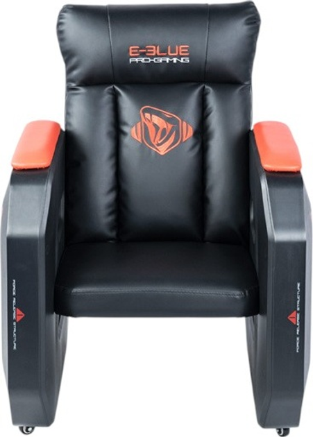 Крісло-софа E-Blue Auroza EEC338 Black/Red (EEC338BKAA) - зображення 1
