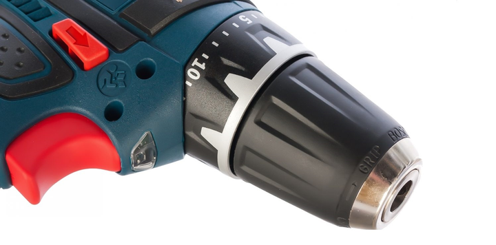 Акумуляторний дриль-шурупокрут Bosch Professional GSR 12V-15 + Набір біт +свердла (39 шт.) у м'якому кейсі (0615990G6L) - зображення 4