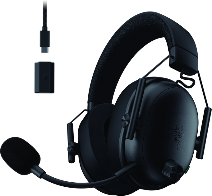 Навушники Razer Blackshark V3 Wireless Black (RZ04-05410100-R3M1) - зображення 2
