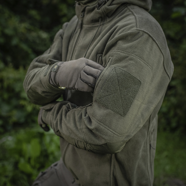Флісова кофта з капюшоном M-Tac Windblock Division Gen.II Army Olive розмір XL - Фото 7 Флісова кофта з капюшоном M-Tac Windblock Division Gen.II Army Olive розмір XL - зображення 7