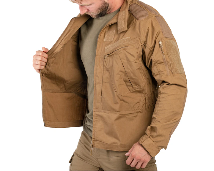 Чоловіча куртка-кітель Sturm Mil-Tec Chimera Combat Jacket койот розмір 2XL - Фото 4 Чоловіча куртка-кітель Sturm Mil-Tec Chimera Combat Jacket койот розмір 2XL - зображення 4