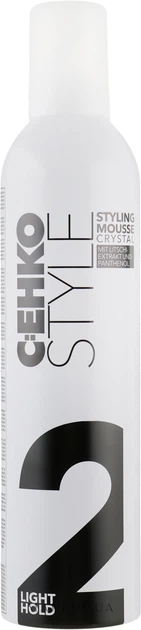 Піна для укладки волосся - C:EHKO Style Styling Mousse Crystal (2) 400ml (60119-30864) - Фото 1 Піна для укладки волосся - C:EHKO Style Styling Mousse Crystal (2) 400ml (60119-30864) - зображення 1