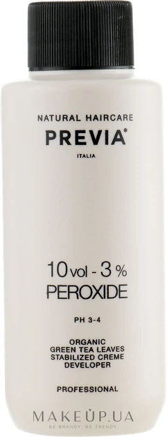 Окислювач до фарби для волосся - Previa Creme Peroxide 10 vol (3%) 150ml (198205-95506) - Фото 1 Окислювач до фарби для волосся - Previa Creme Peroxide 10 vol (3%) 150ml (198205-95506) - изображение 1