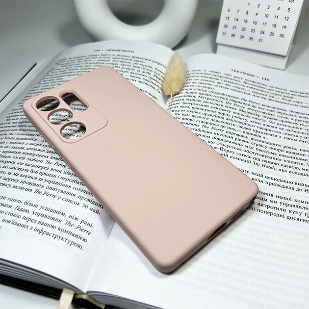 Защитный чехол-накладка Cosmic Silicone Case AA для Samsung Galaxy S25 Ultra Sand Powder (CosSilSAS25USandPowder) - Фото 4 Защитный чехол-накладка Cosmic Silicone Case AA для Samsung Galaxy S25 Ultra Sand Powder (CosSilSAS25USandPowder) - изображение 4