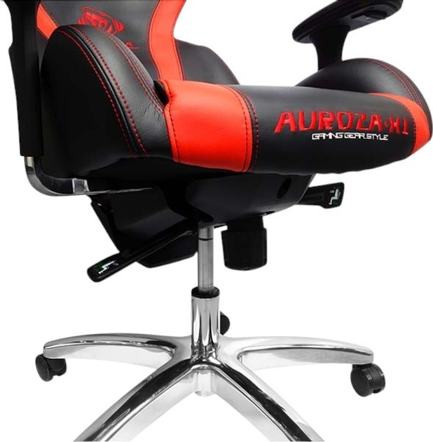 Fotel gamingowy E-Blue Auroza X1 Red (EEC301P) + Zestaw gamingowy E-blue Polygon w prezencie! - obraz 12