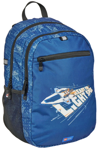 Шкільний рюкзак LEGO City Extended School Bag Space Explorer (5711013150075) - зображення 1