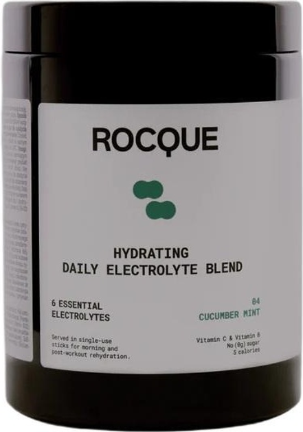 Suplement diety Rocque Hydrating Daily Electrolyte Blend Ogórek i mięta 28 saszetek (5907152950809) - obraz 1