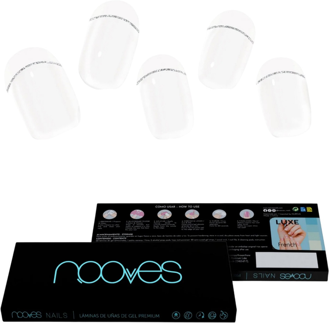 Zestaw startowy do manicure Nooves Premium French (8436613952931) - obraz 2