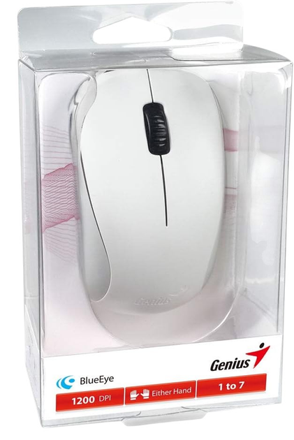 Mysz Genius NX-7000 Wireless White (31030027401) - obraz 5