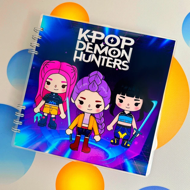 Альбом на липучках К-ПОП Полювальниці на Демонів K-POP Demon