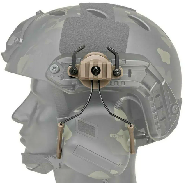 Адаптер для наушников на шлем Headset Bracket Coyote - изображение 2