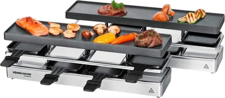 Zestaw grilli raclette Rommelsbacher RC 1600 Fun for 4+4 - obraz 1
