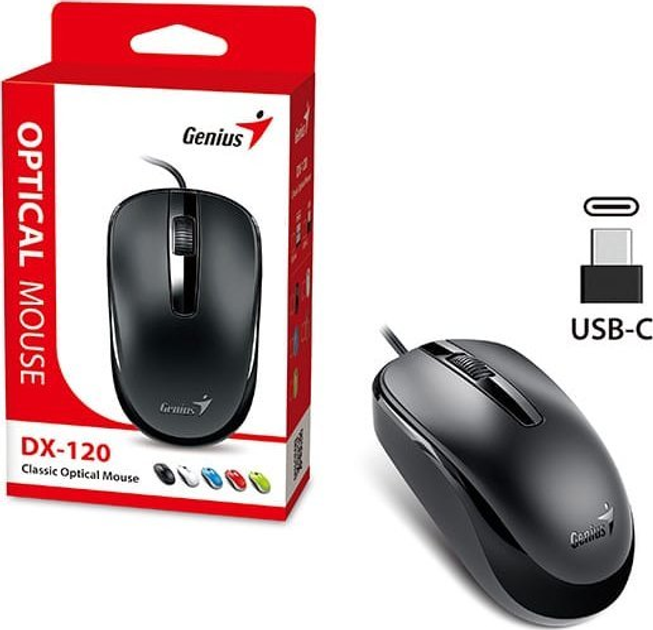 Миша Genius DX-120 USB-C Black (31010029401) - зображення 4