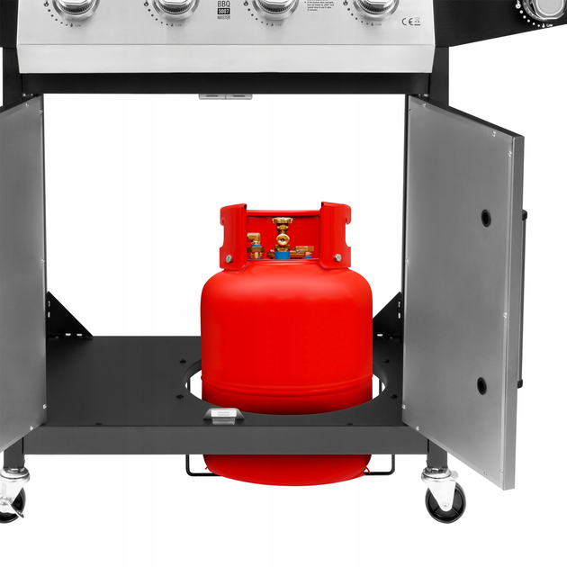Grill gazowy ogrodowy Teesa BBQ 5007 MASTER 5 palników szafka na butlę 15kW TSA0251 (5901890118354) - obraz 9