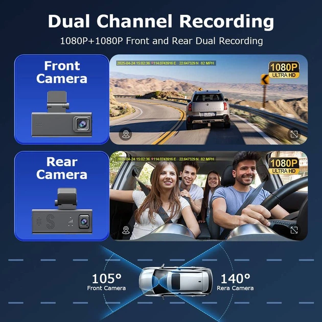 Автомобильный видеорегистратор ST-CC09-GPS-EU с 4G, GPS, DualCam (1387) - изображение 3