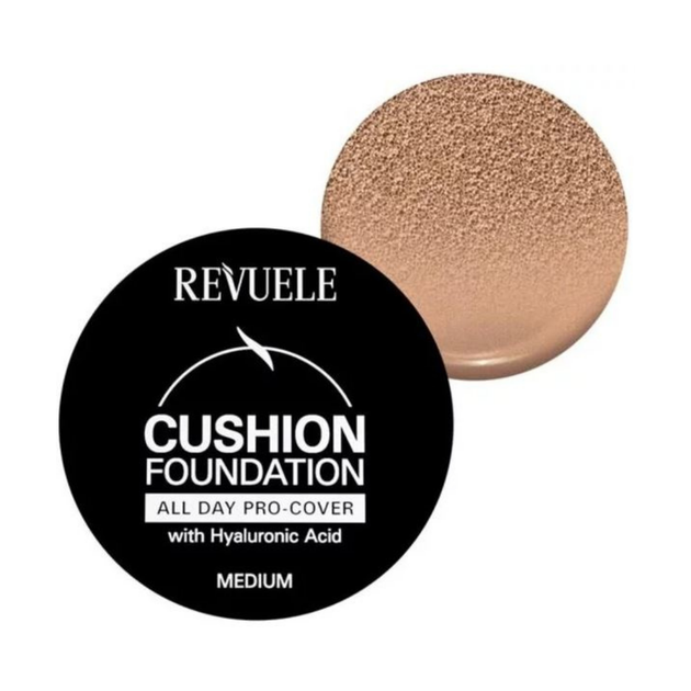 Тональний крем-кушон для обличчя Revuele Cushion Foundation тон Бежевий, 9 г - зображення 2