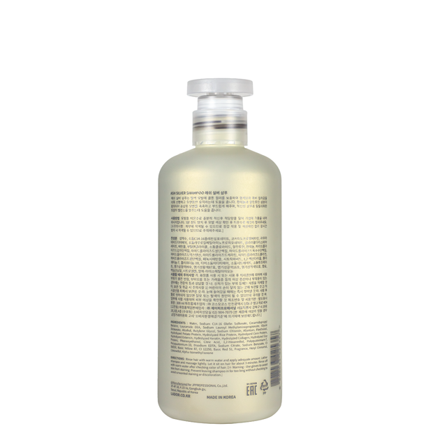 Шампунь для волос от желтизны La'dor Ash Silver Shampoo бессульфатный 300 мл - Фото 4 Шампунь для волос от желтизны La'dor Ash Silver Shampoo бессульфатный 300 мл - изображение 4