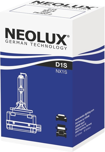 Żarówka samochodowa Neolux Xenon Standard NX1S D1S 85V 35W 4250K (4052899215955) - obraz 1