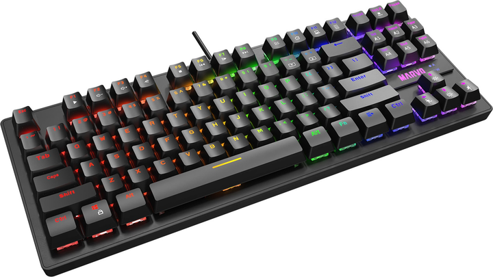 Клавіатура дротова Marvo KG901 Jixian Blue USB Black (KG901 CZ/SK) - зображення 3