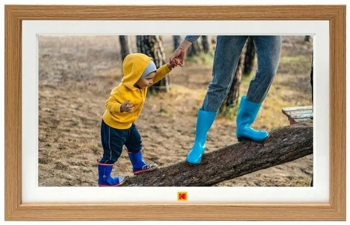 Cyfrowa ramka na zdjęcia Kodak RCF-1561W brązowy - obraz 3