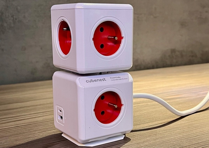 Розгалужувач мережі Cubenest PowerCube Original USB A+C PD 20W Red (PC220RD) - зображення 6