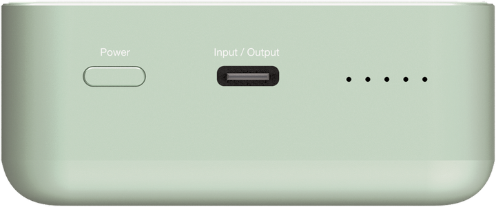 УМБ Verbatim Charge Go Essentials Magnetic Wireless 20000 mAh 35W Green (23942322245) - зображення 3