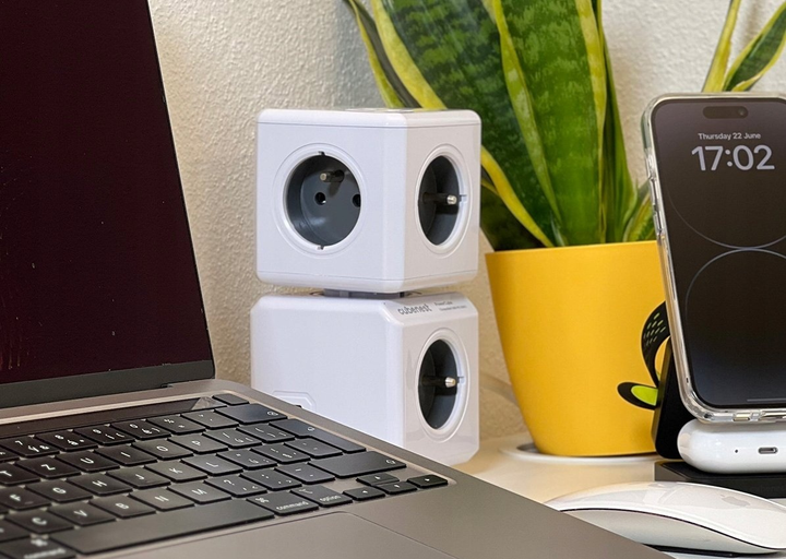 Розгалужувач мережі Cubenest PowerCube Extended USB A+C PD 20W Gray (PC420GY) - зображення 4