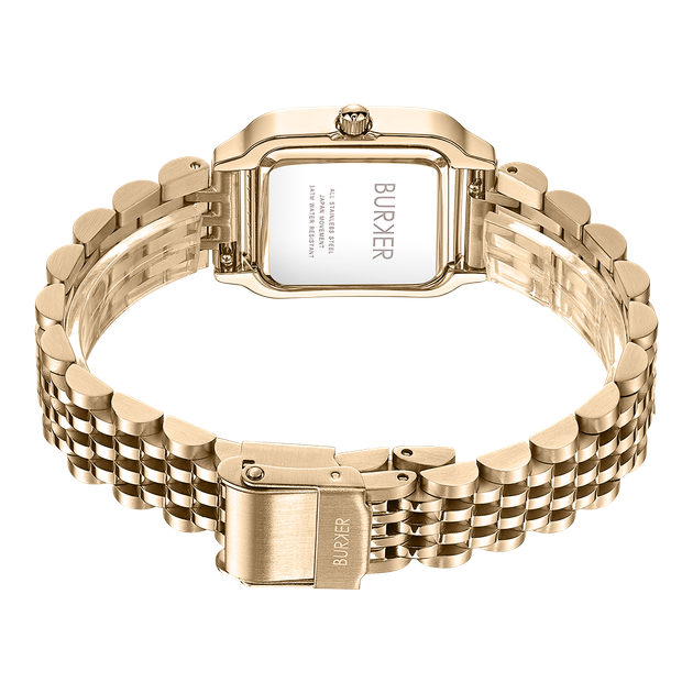 Жіночий Годинник Burker Watches Macy Зелено-золотий - изображение 3