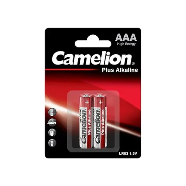 Батарейка CAMELION LR03 Plus Alkaline 2BL - Фото 2 Батарейка CAMELION LR03 Plus Alkaline 2BL - зображення 2