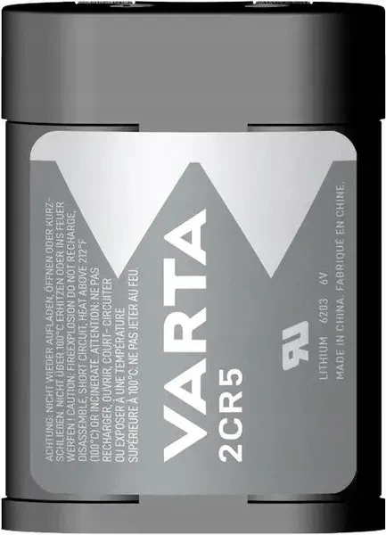 Батарейка в змішувач VARTA Lithium 6203 2CR5 1BL - зображення 3