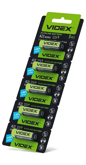 Батарейка Videx A23 5BL - Фото 3 Батарейка Videx A23 5BL - зображення 3