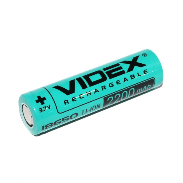 Акумулятор Videx 18650 2200mAh (без захисту) - изображение 2