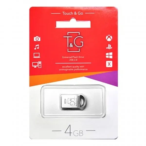 Флешка T&G 107 4GB металева - Фото 2 Флешка T&G 107 4GB металева - изображение 2