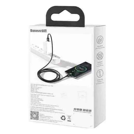 Кабель Baseus USB AM>Type-C Data Cable 66W 1m CATYS-01 Black - изображение 6