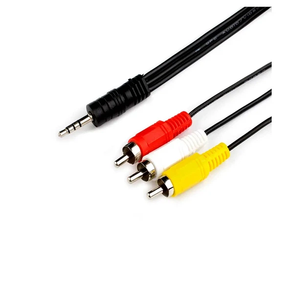 Кабель ATCOM 3RCA - TRRS jack 3.5mm 1,8 м 17320 - зображення 2