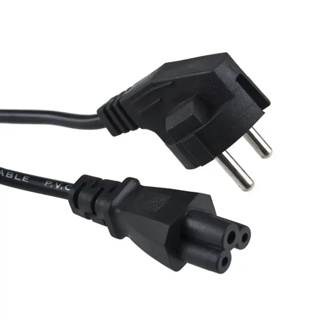 Кабель ATCOM IEC C5 (мікімаус) на євро вилку CEE 7/7 1.8m 10119 - Фото 1 Кабель ATCOM IEC C5 (мікімаус) на євро вилку CEE 7/7 1.8m 10119 - изображение 1