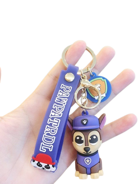 Брелок Щенячий патруль Гонщик Paw Patrol фигурка игрушка для ключей, рюкзака, сумки 5,5 см - Фото 2 Брелок Щенячий патруль Гонщик Paw Patrol фигурка игрушка для ключей, рюкзака, сумки 5,5 см - изображение 2