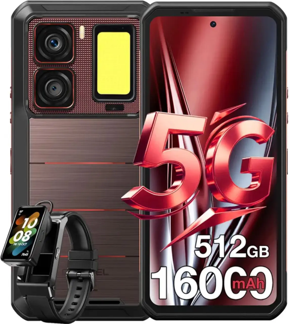 Смартфон Oukitel WP300 12/512GB Red (2702818502) - изображение 3
