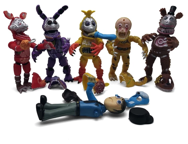 Five Nights at Freddy's フィギュア5体コンプリートセット Amazon.co.jp: ファイブ・ナイツ・アット・フレディーズ ブロック