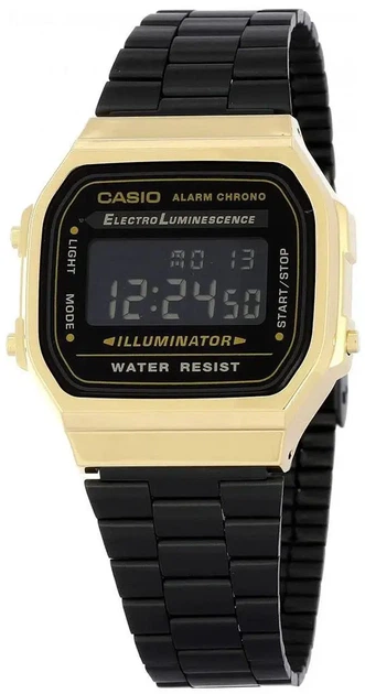 Чоловічий годинник Casio A168WEGB-1BEF - Фото 2 Чоловічий годинник Casio A168WEGB-1BEF - зображення 2